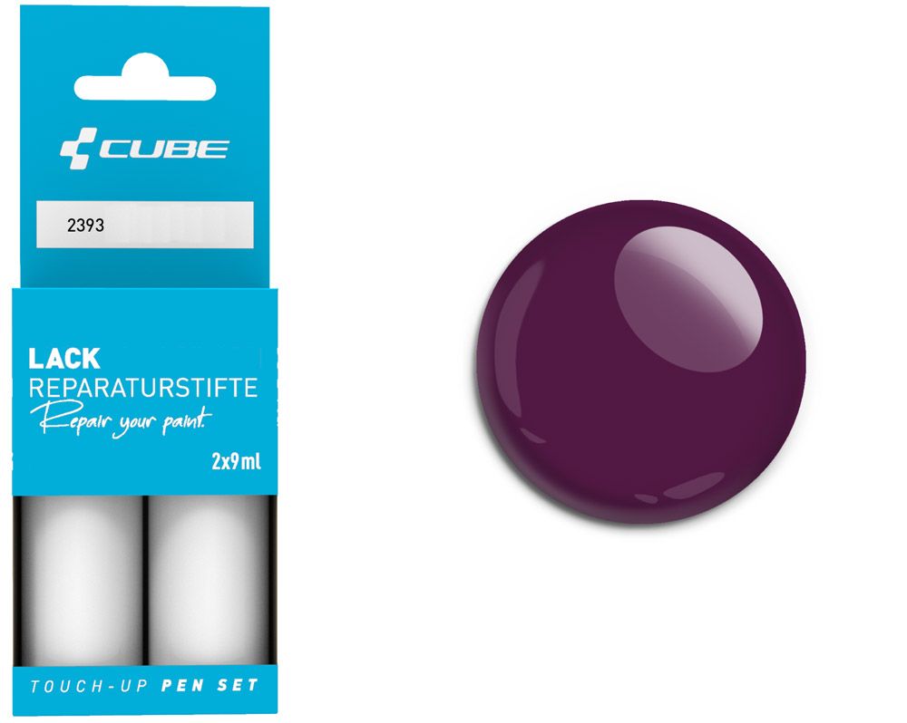 Cube Lackreparaturstift Set WINE glossy kaufen | Bike-Discount