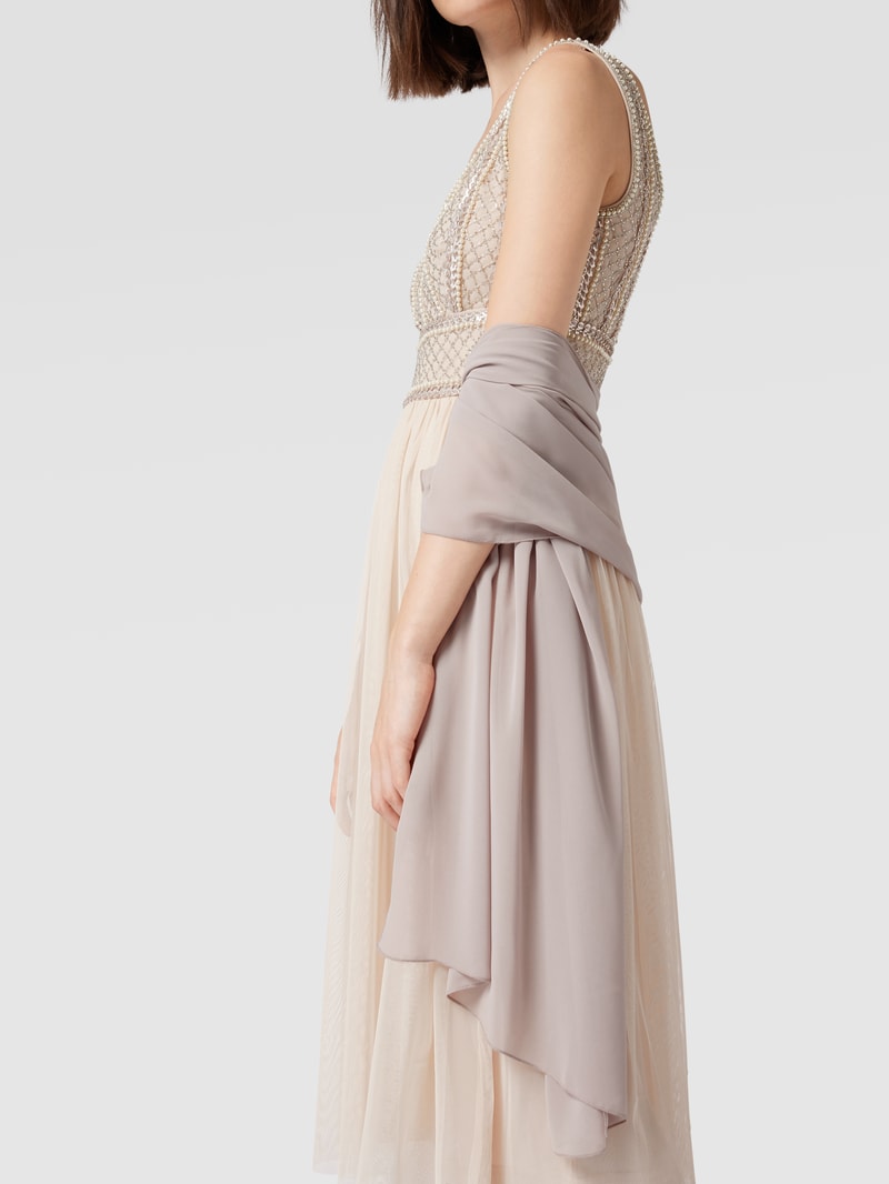 Stola aus Chiffon in mauve