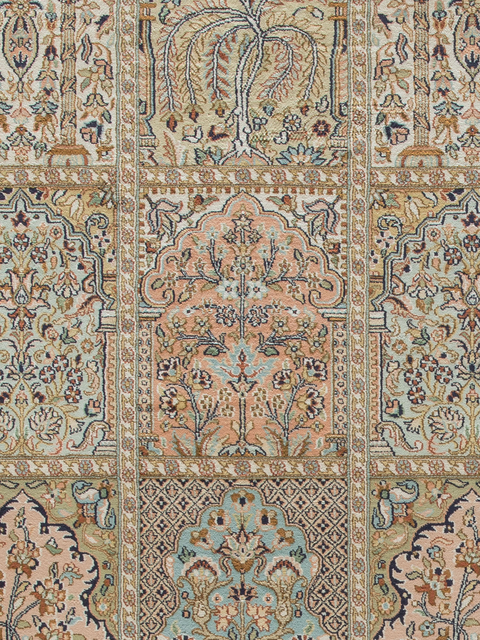 Kaschmir Seide 18/18 ca. 218 x 306 cm, Unikat / Einzelstück