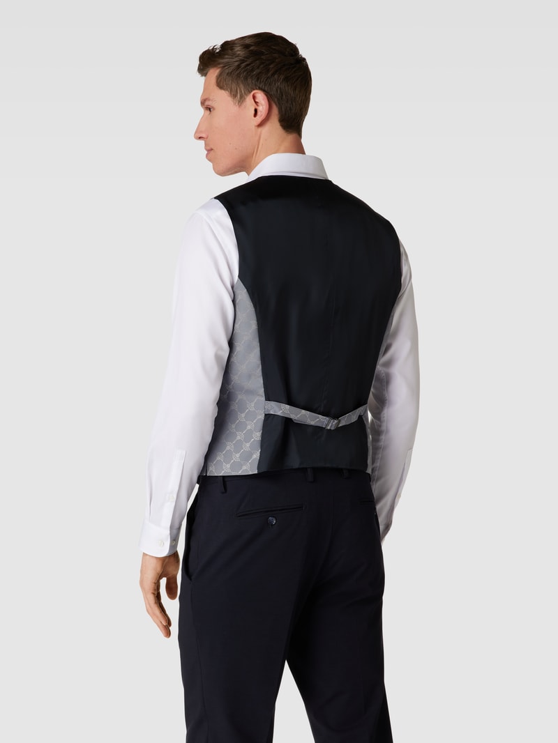 Weste mit Allover-Muster Modell 'Weazer' in hellblau