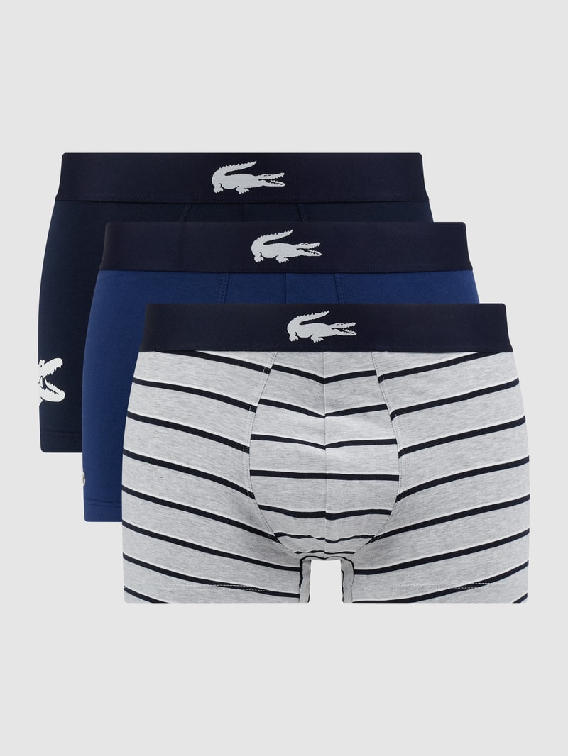 Trunks mit Label-Detail im 3er-Pack in marineblau