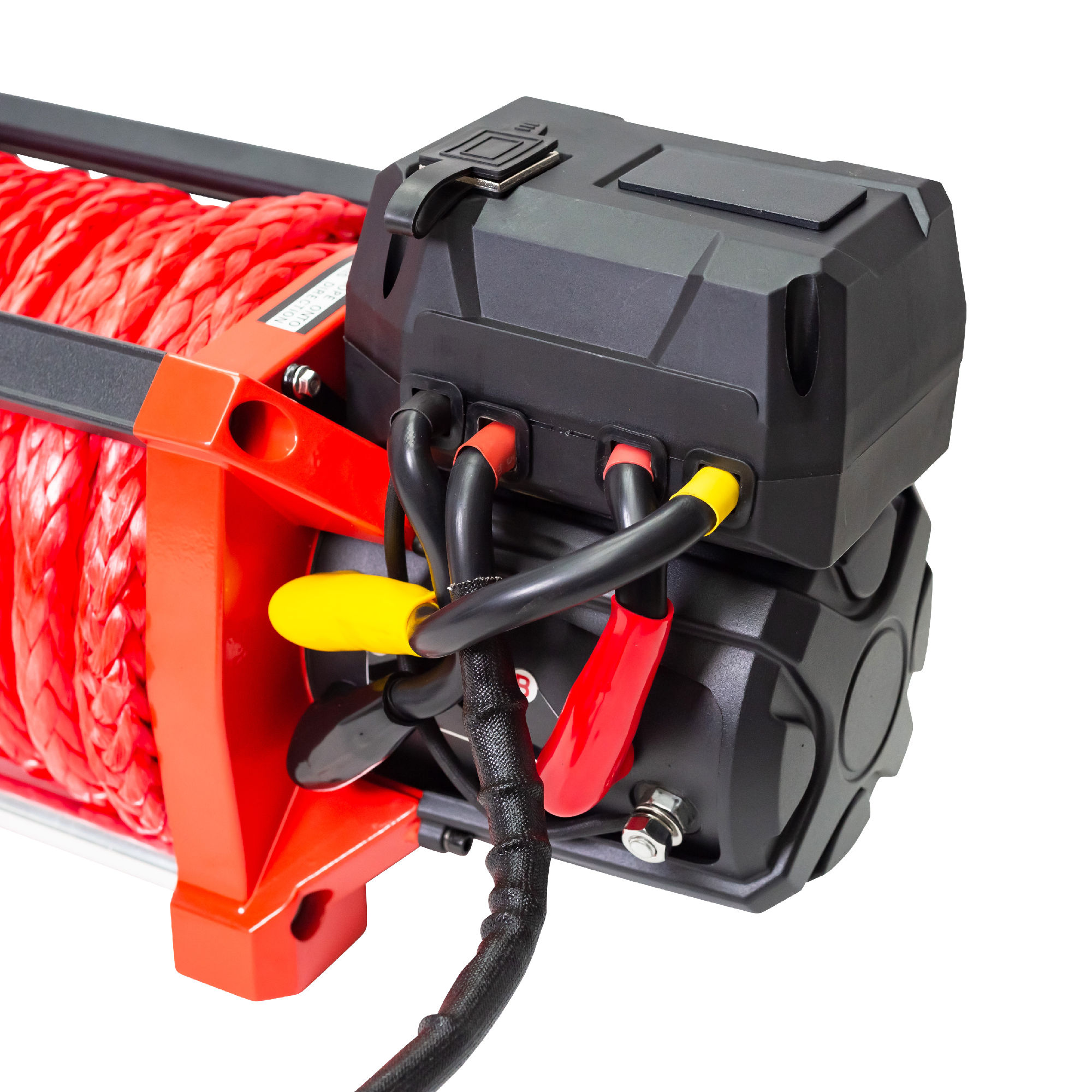 Treuil Metal Works 754753170 SEL820012SR 12 V 8164 kg, câble synthétique de 22 m, télécommande sans fil