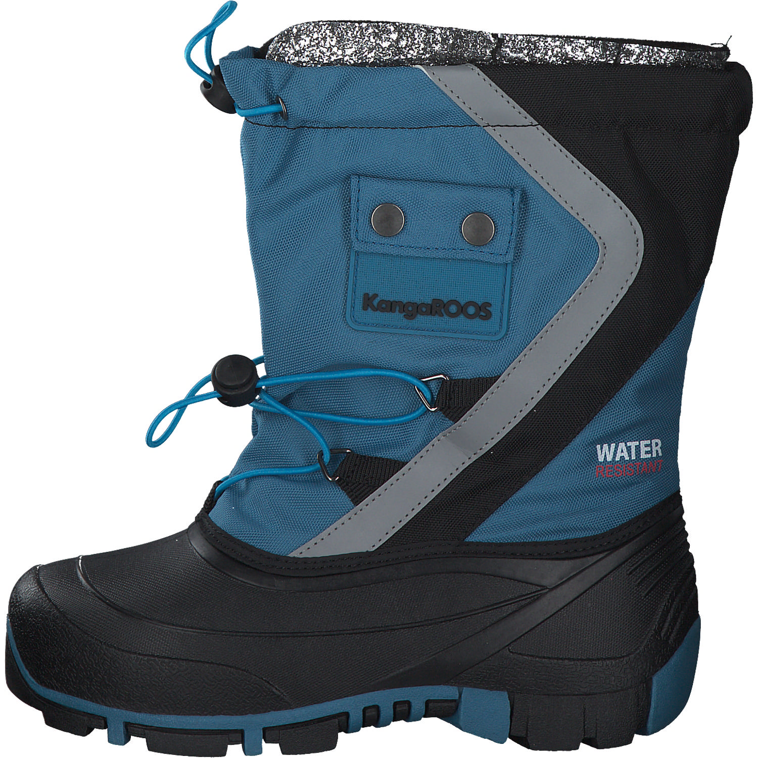KangaROOS Kanga-Bean II 18927, Winterstiefel, Kinder, dk sea/jet black