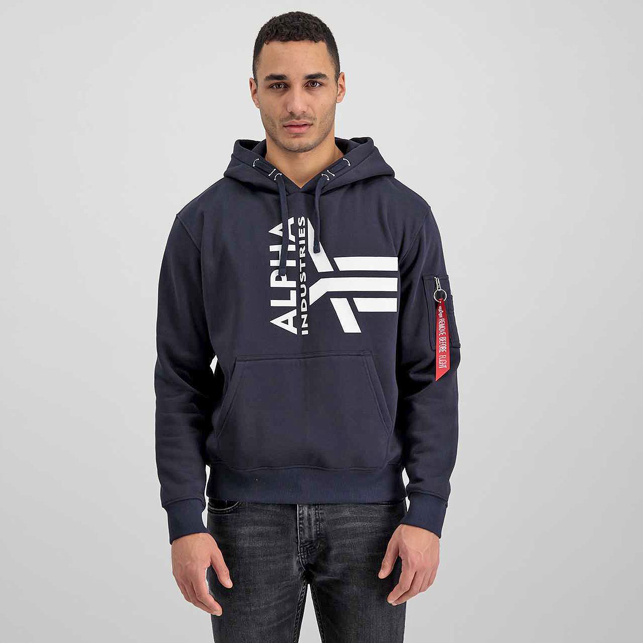 Half Logo Foam Hoody