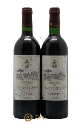 Château de Chantegrive  1992 - Lot de 2 Bouteilles
