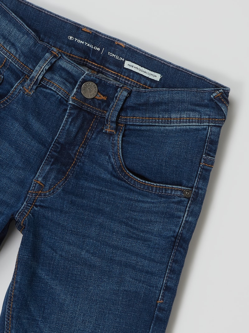 Slim Fit Jeans mit Stretch-Anteil Modell 'Tom' in jeans