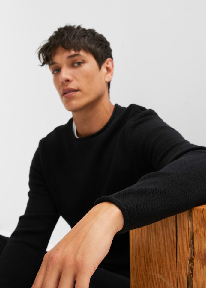 Pullover mit recycelter Baumwolle