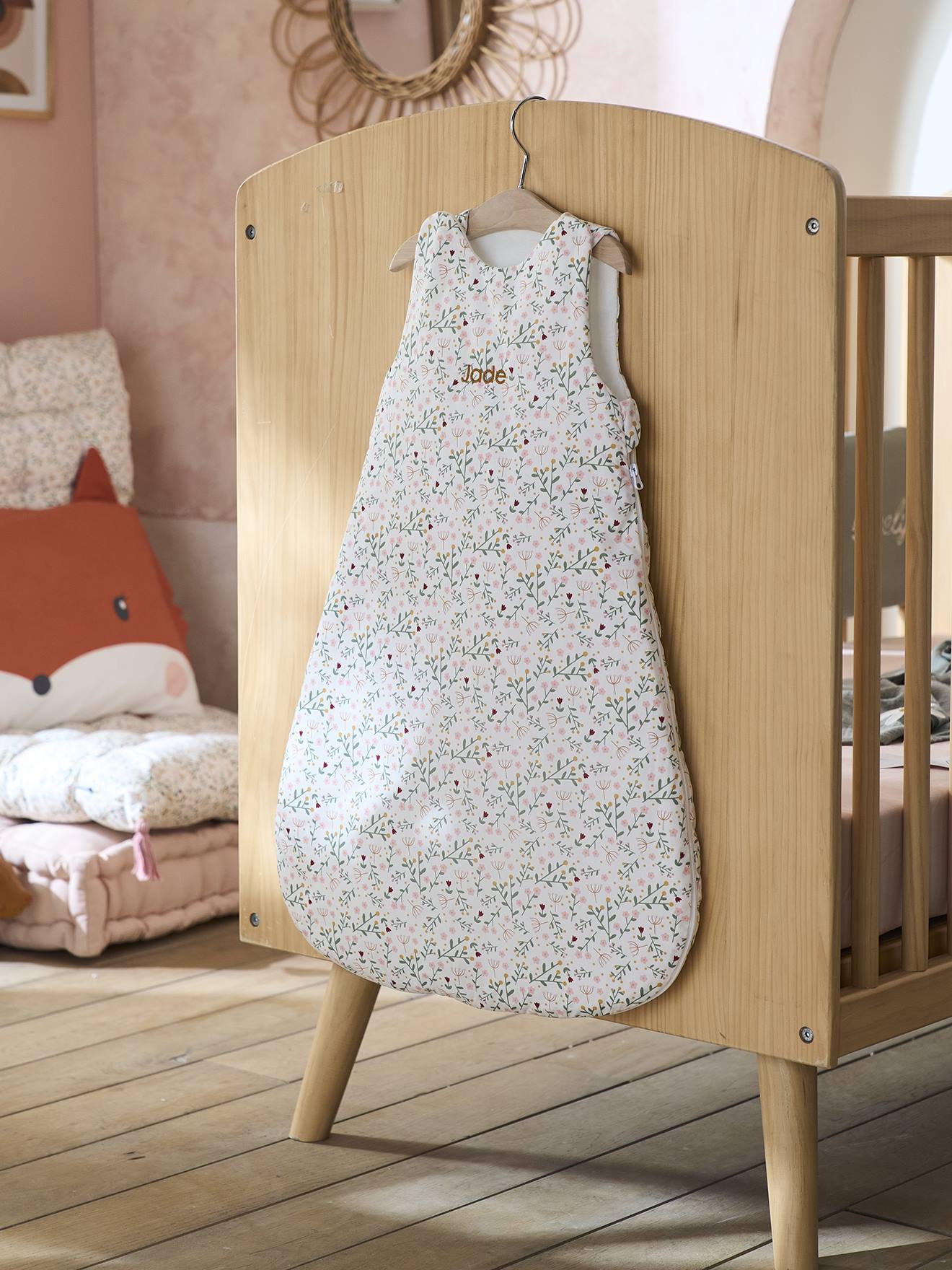 Gigoteuse sans manches Fleurettes personnalisable multicolore