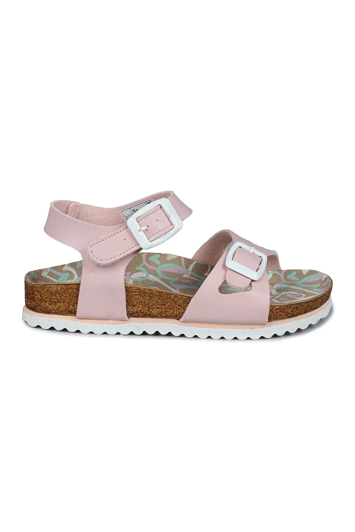 Jump  50024 Puder-Mädchensandalen mit Doppelschnalle