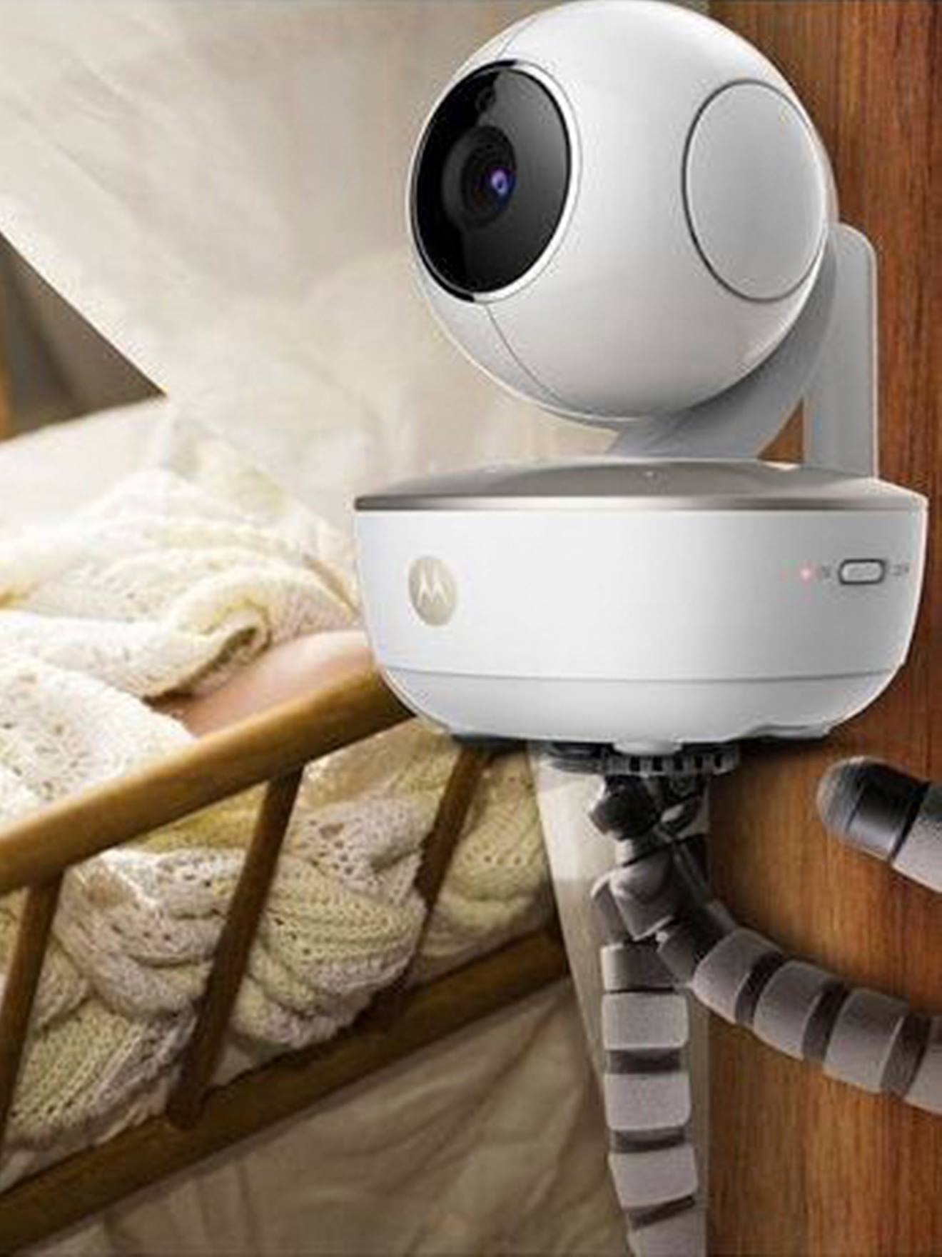 Ecoute-bébé audio/vidéo numérique MOTOROLA VM855 blanc