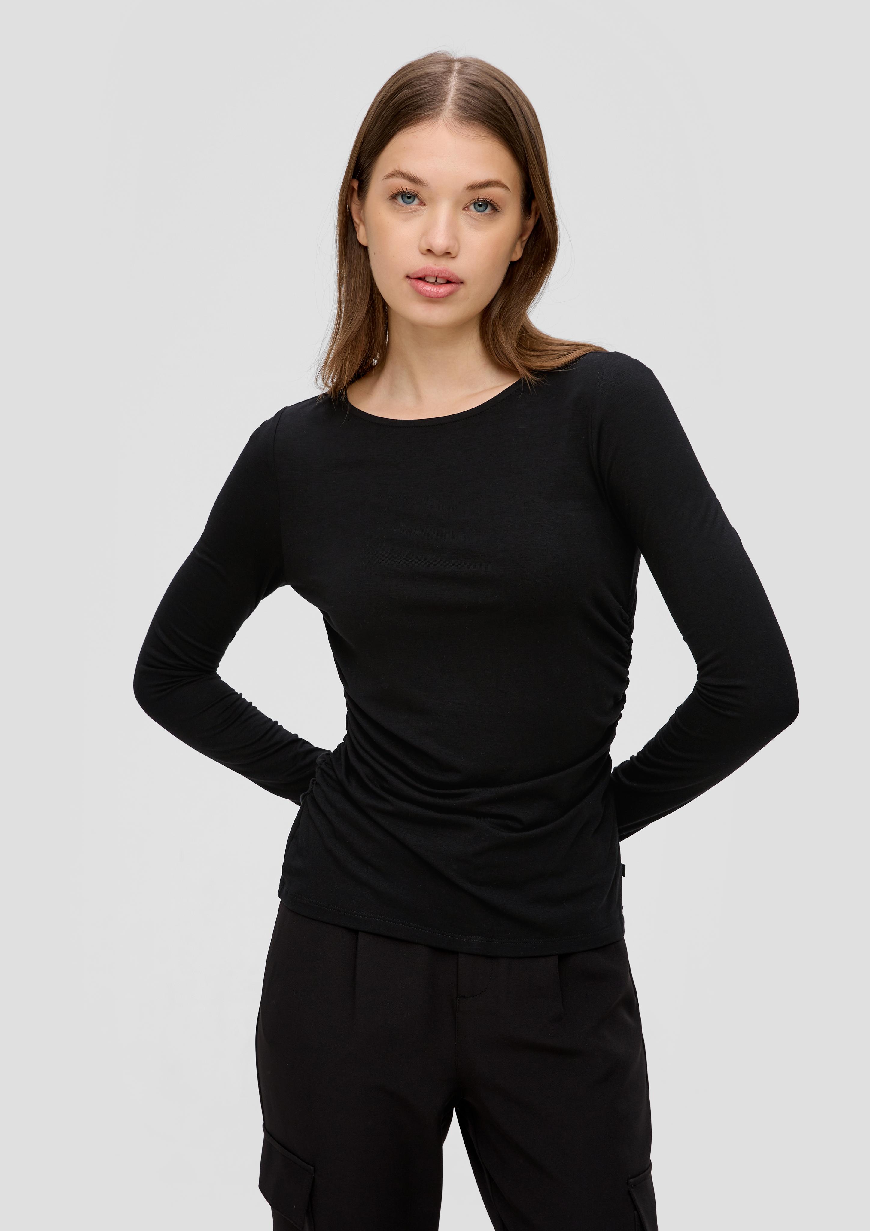 Jerseyshirt mit seitlichen Raffungen  2141061-9999