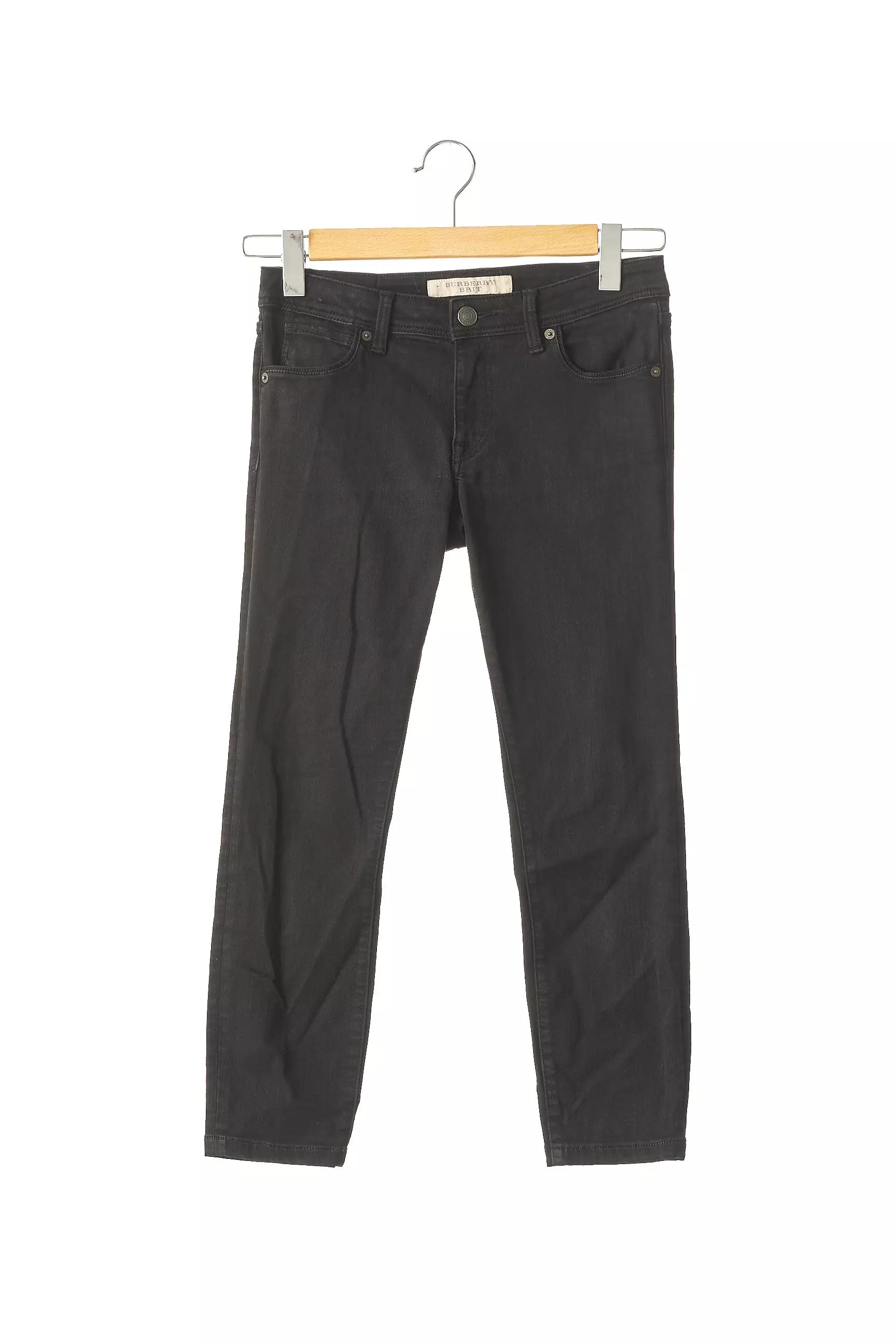 Burberry Pantalon7 8 Femme couleur noir