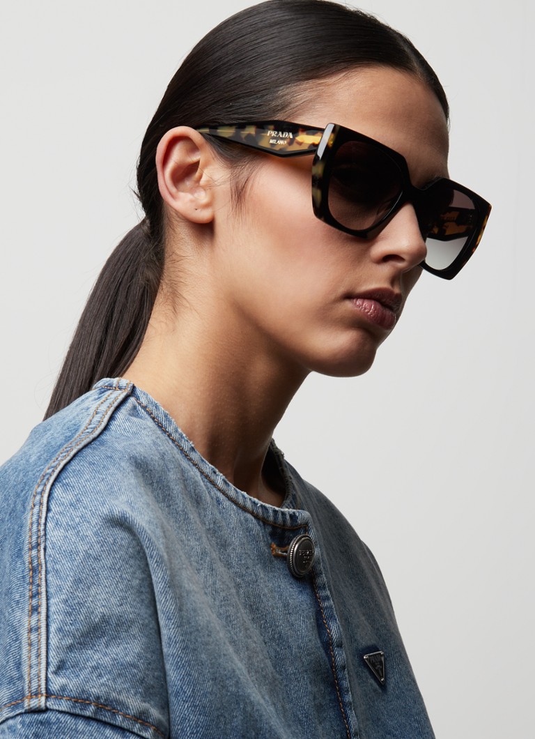 Prada PRADA *PR 15WS 54 BRN TRT SLV