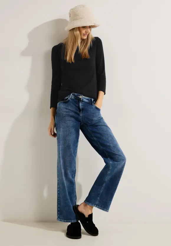 CECIL Basic Shirt in Unifarbe