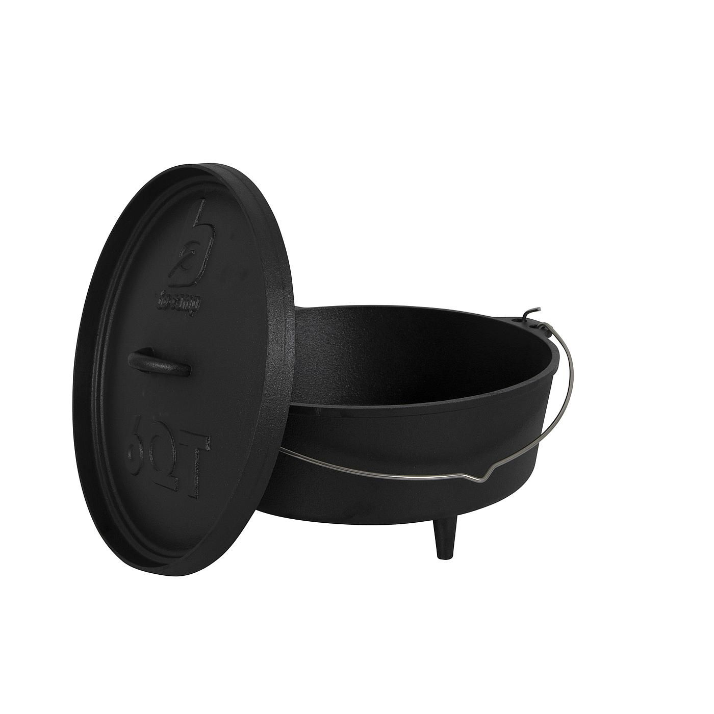 Bo-Camp Urban Outdoor Dutch Oven 6QT Gusseisenpfanne