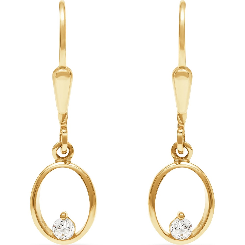 FAVS Boucles d'oreilles 375 Or jaune Boucles d'oreilles