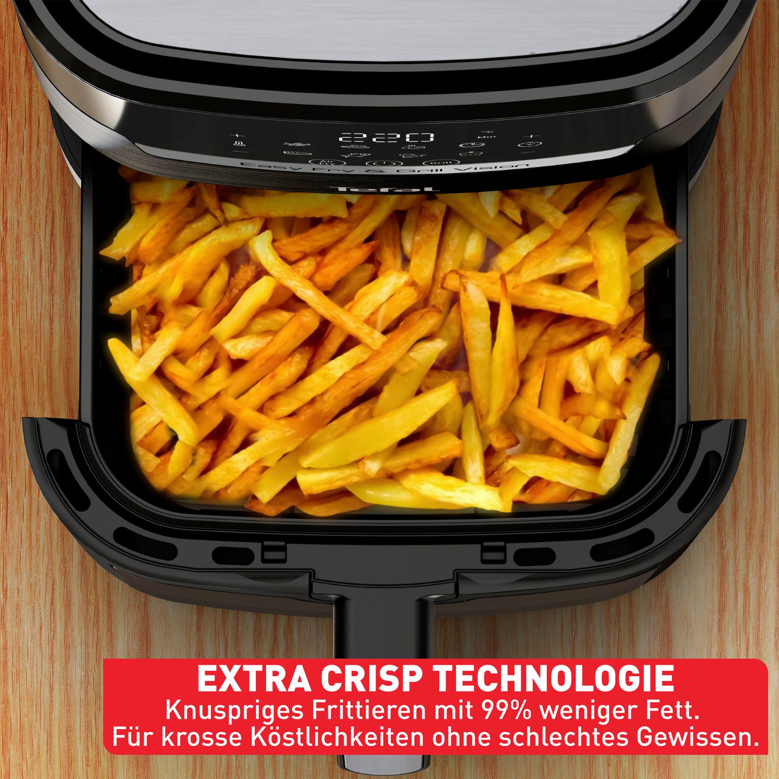Tefal Heißluftfritteuse EY5068 Easy Fry & Grill Vision, 1550 W