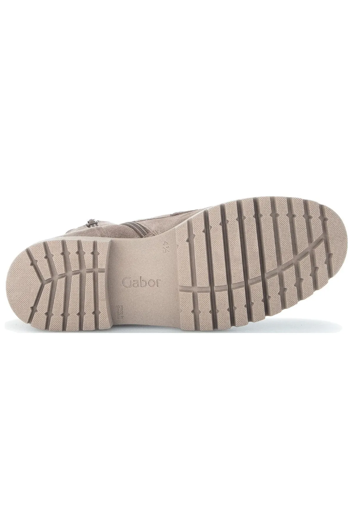 GABOR  Stiefelette - Beige - Blockabsatz