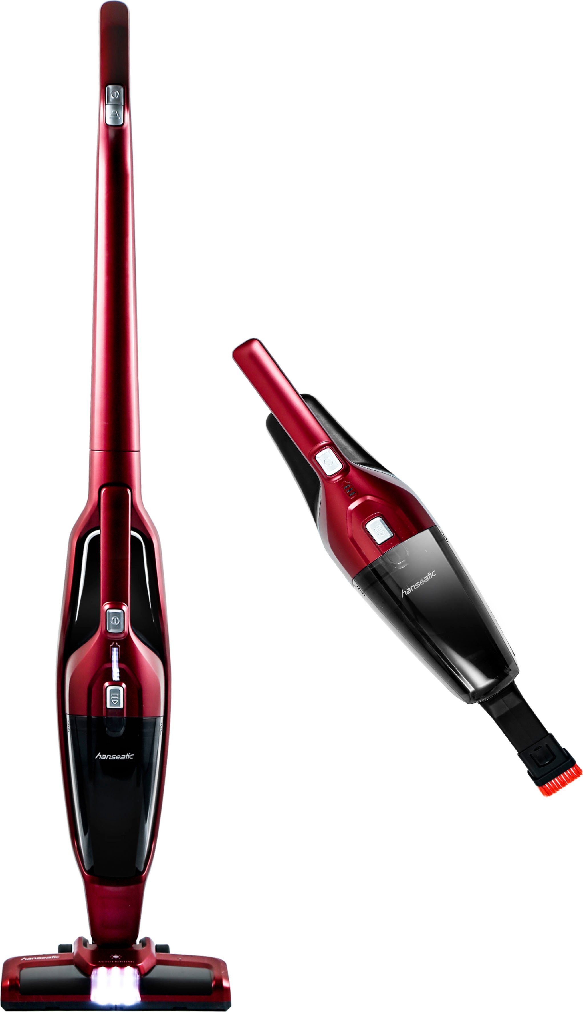Hanseatic Akku-Stielstaubsauger HVSR150CJ, 2-in-1 Gerät, 150 W, beutellos