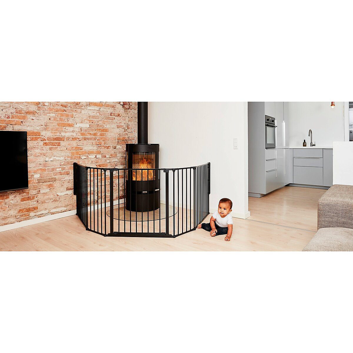 Absperrgitter Flex XL 90-278 cm