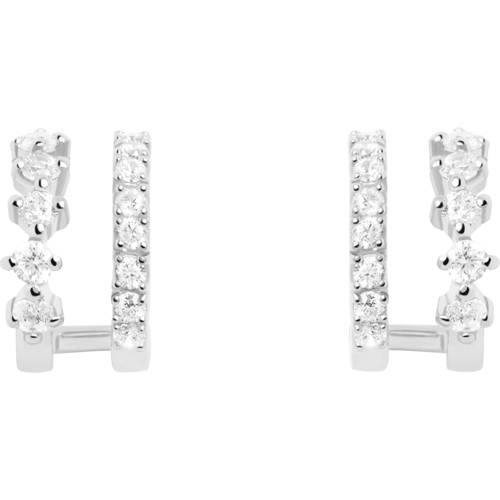 P D Paola Créoles 925 Argent Boucles d'oreilles
