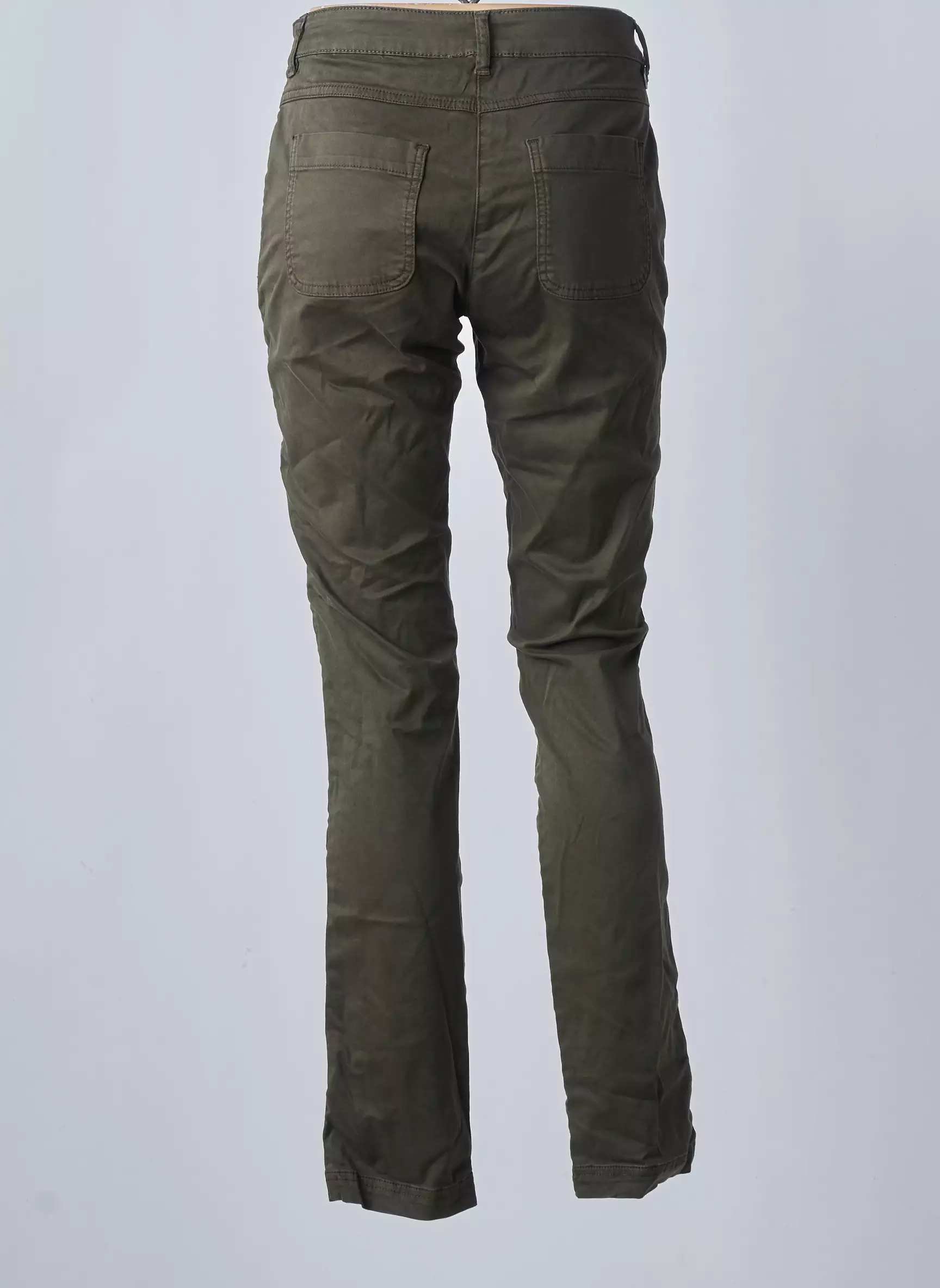 Mado Et Les Autres Pantalons Slim Femme couleur vert
