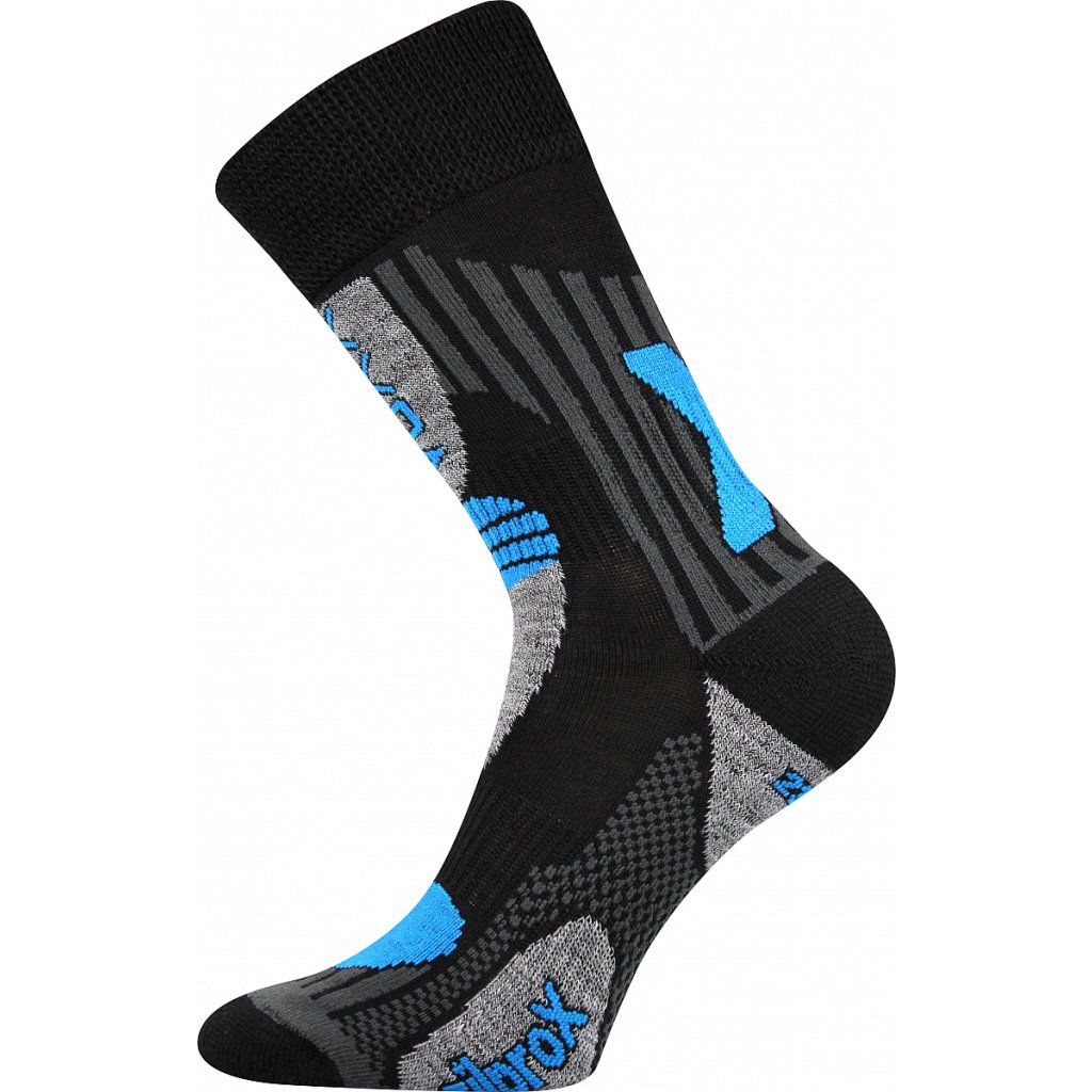 Voxx Vision schwarz-blaue Socken aus Merino