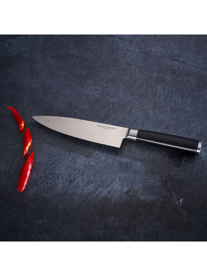 Echtwerk 3 tlg. Set Damaszener Messer in Schwarz günstig kaufen onesize