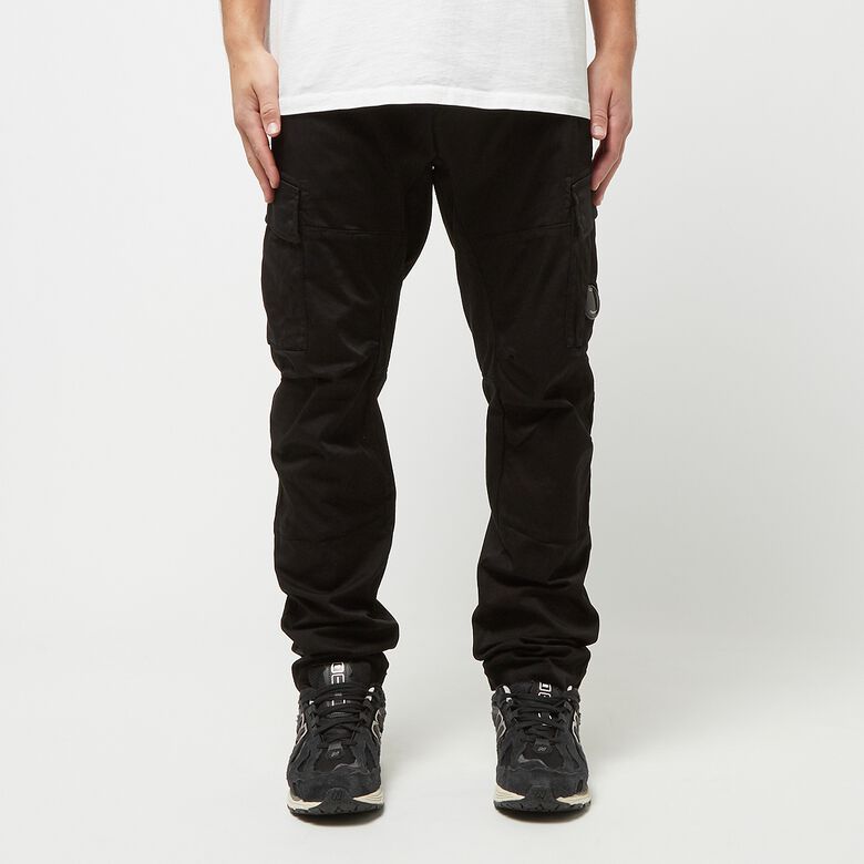 C. P. Company Stratch Sateen Egonimix Lens Cargo Pant black