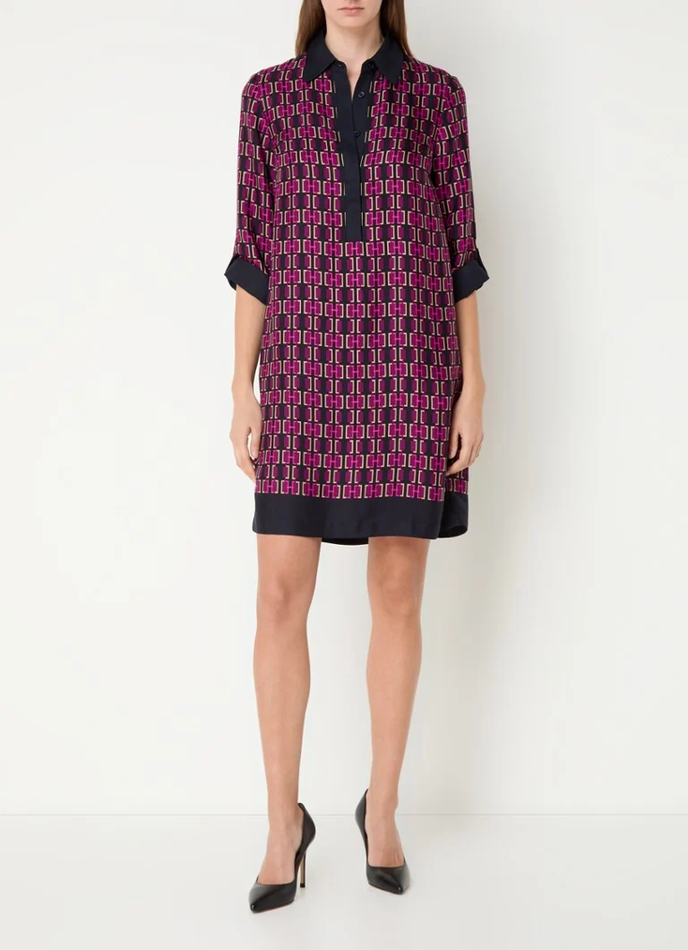 Vestido túnica corto estampado Hobbs Aubrey