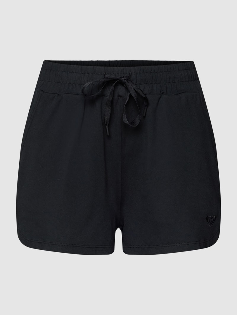 Sweatshorts mit Label-Stitching Modell 'NATURALLY ACTIVE SHORT' in schwarz