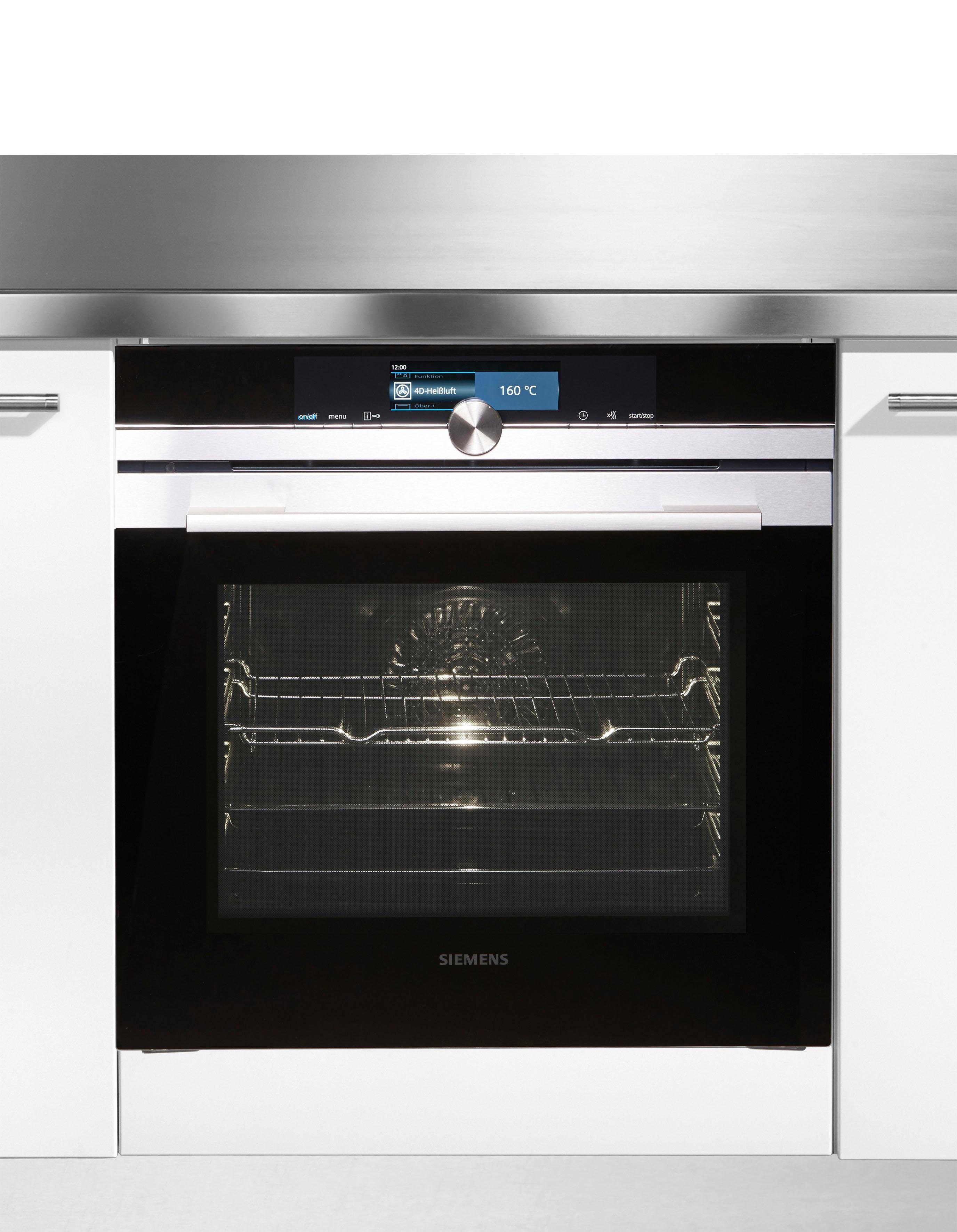 SIEMENS Pyrolyse Backofen HB678GBS6, mit Teleskopauszug nachrüstbar, Pyrolyse-Selbstreinigung