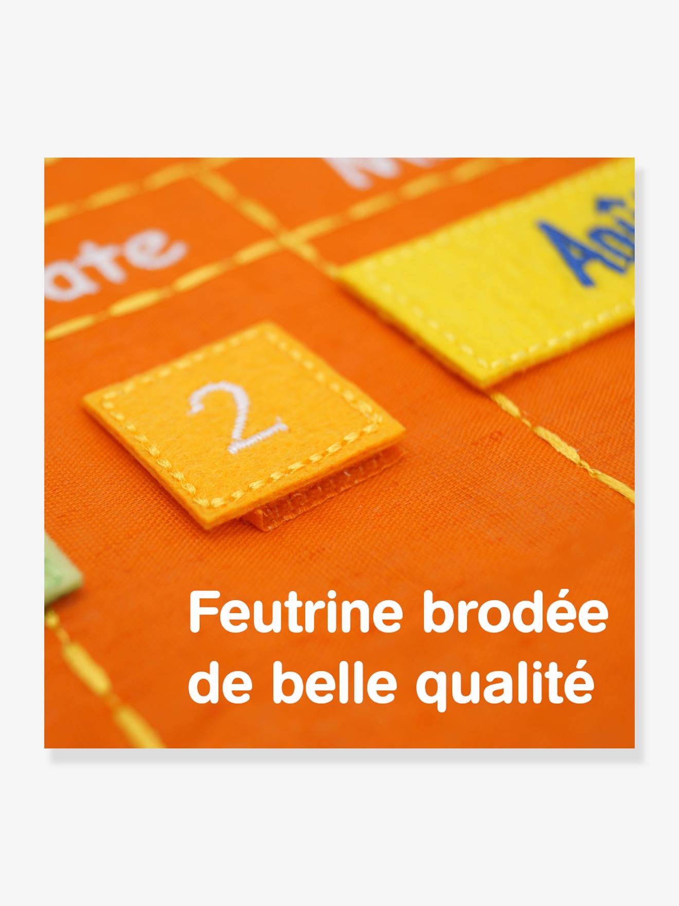 Calendrier Basic et semainier LUDI orange
