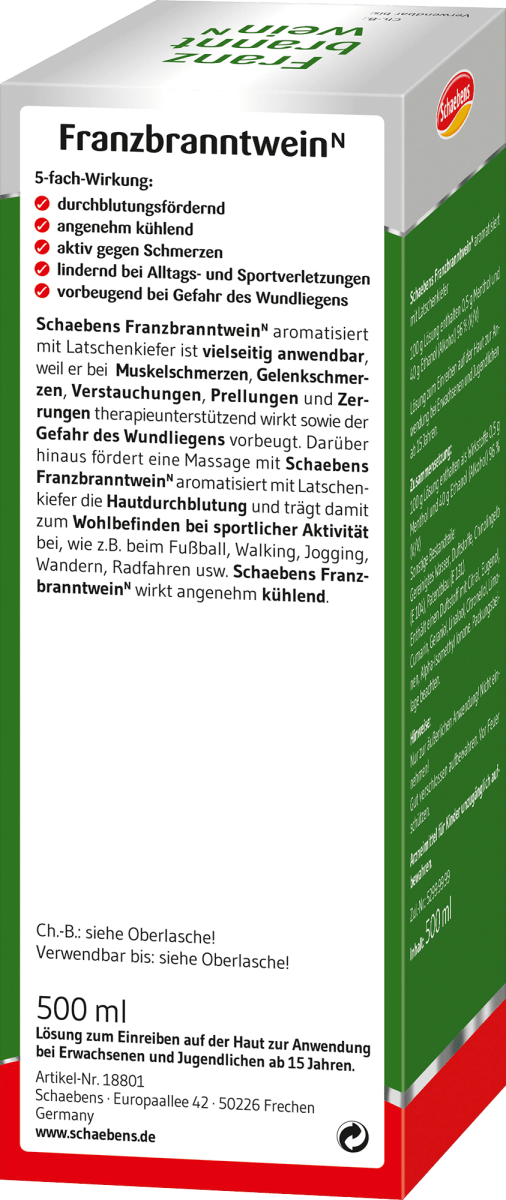 Franzbranntwein N, 0,5 l