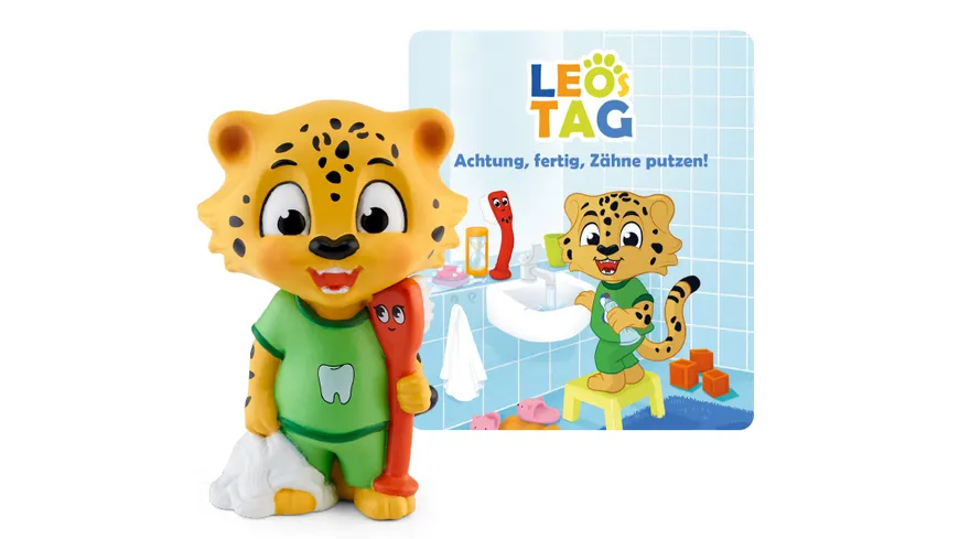 tonies - Hörfigur für die Toniebox: Leo´s Tag: Achtung, fertig, Zähneputzen!