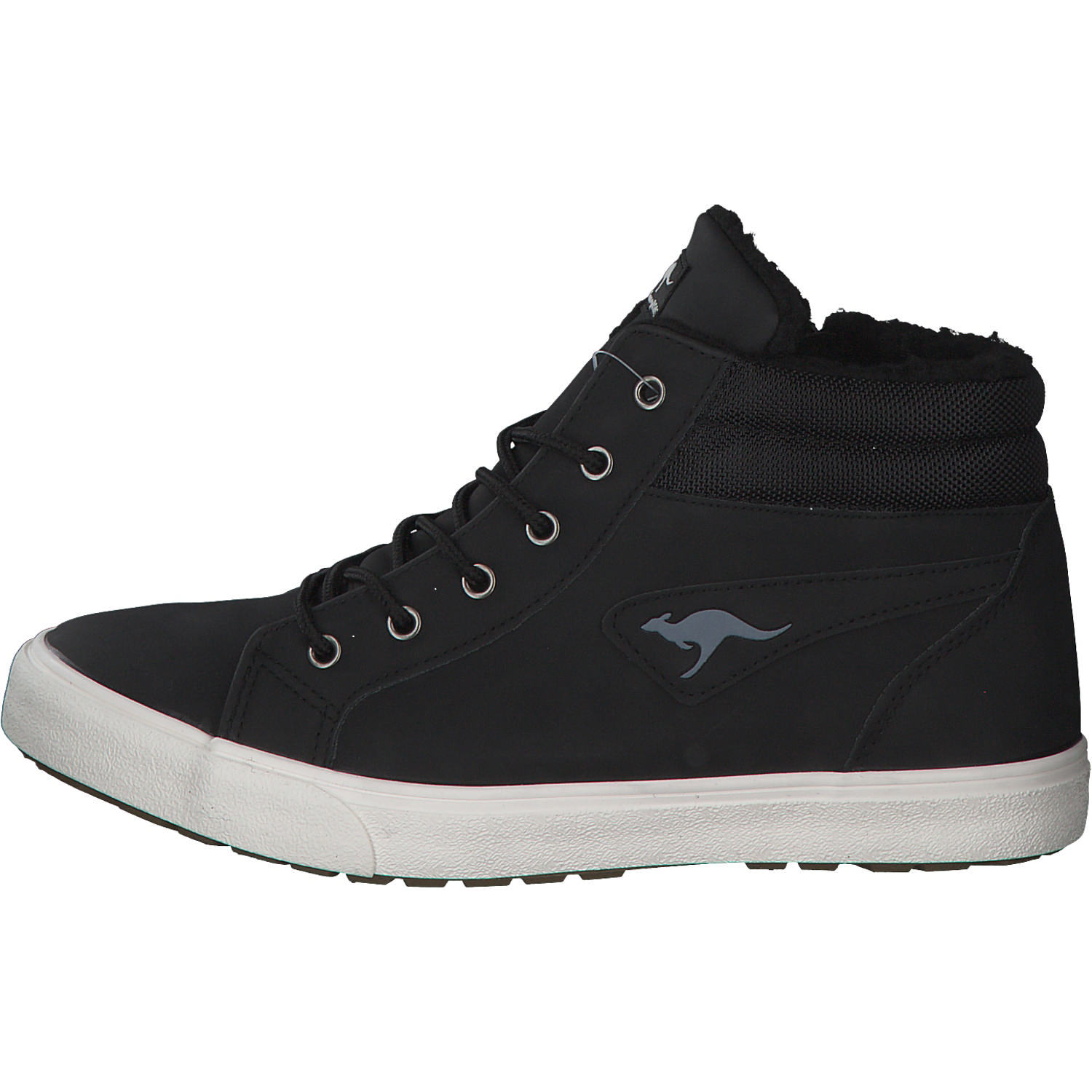 KangaROOS KaVu I 18000, Winterstiefel, Kinder, jet black/white