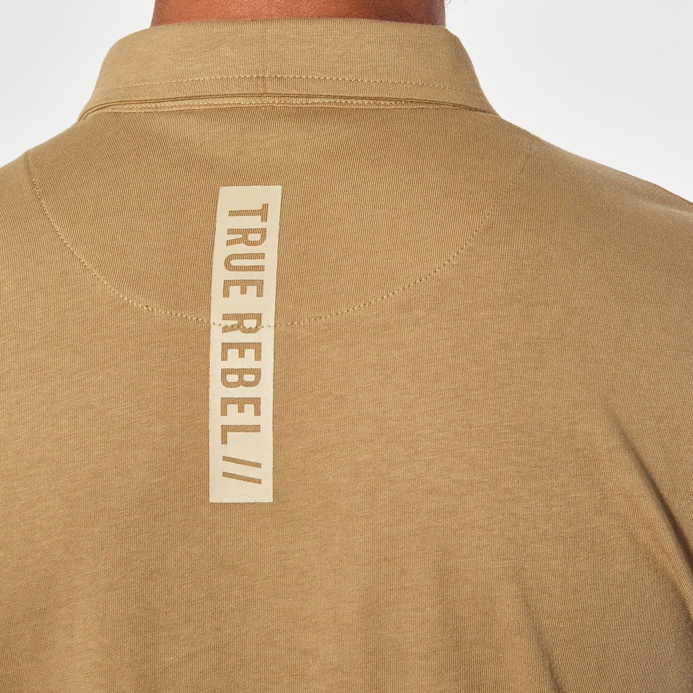 LOUIS  Polo beige Homme en 100% coton bio
