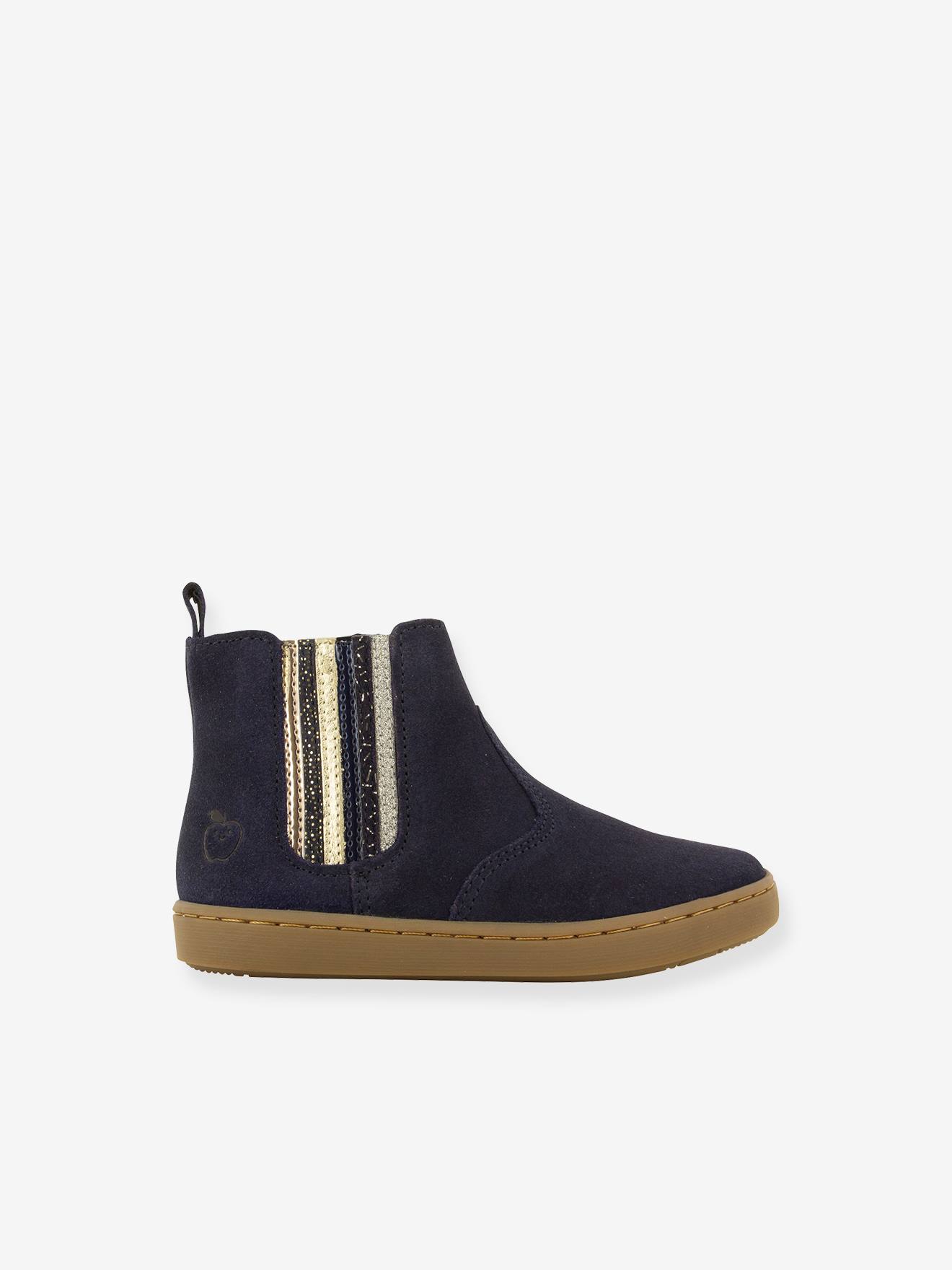 Shoo-Pom Kinder Boots PLAY NEW SHINE VELOURS SHOO POM - marine