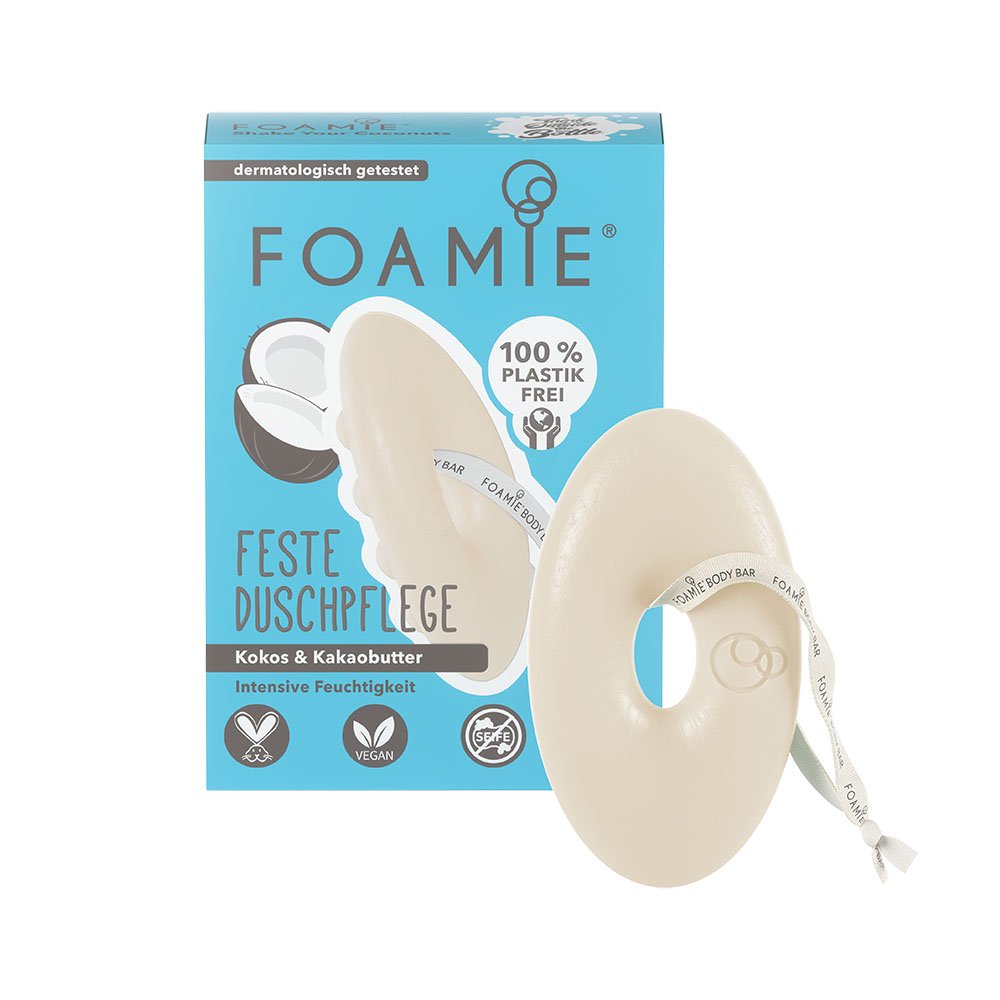 FOAMIE Feste Duschpflege Shake Your Coconuts - Intensive Feuchtigkeit mit Kokos & Kakaobutter