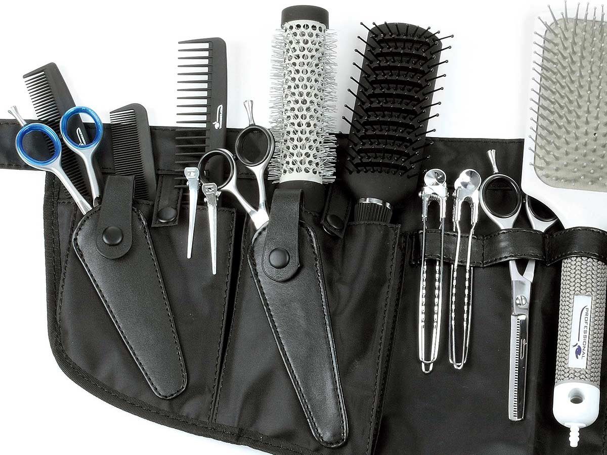 Kosmetex Kosmetikkoffer 47x26 cm Craft Friseurtasche, Friseurwerkzeug Gürtel Scherentasche