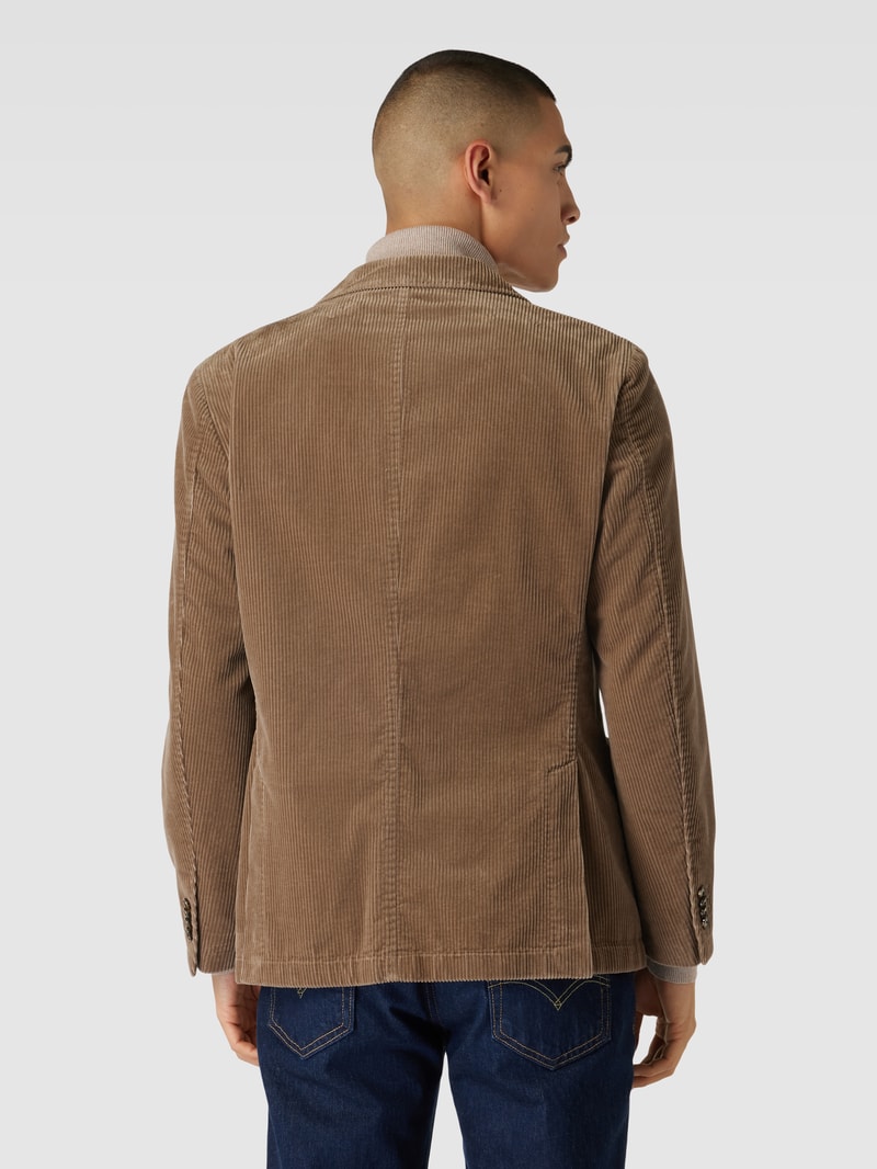 2-Knopf-Sakko mit Eingrifftaschen Modell 'Giro' in taupe