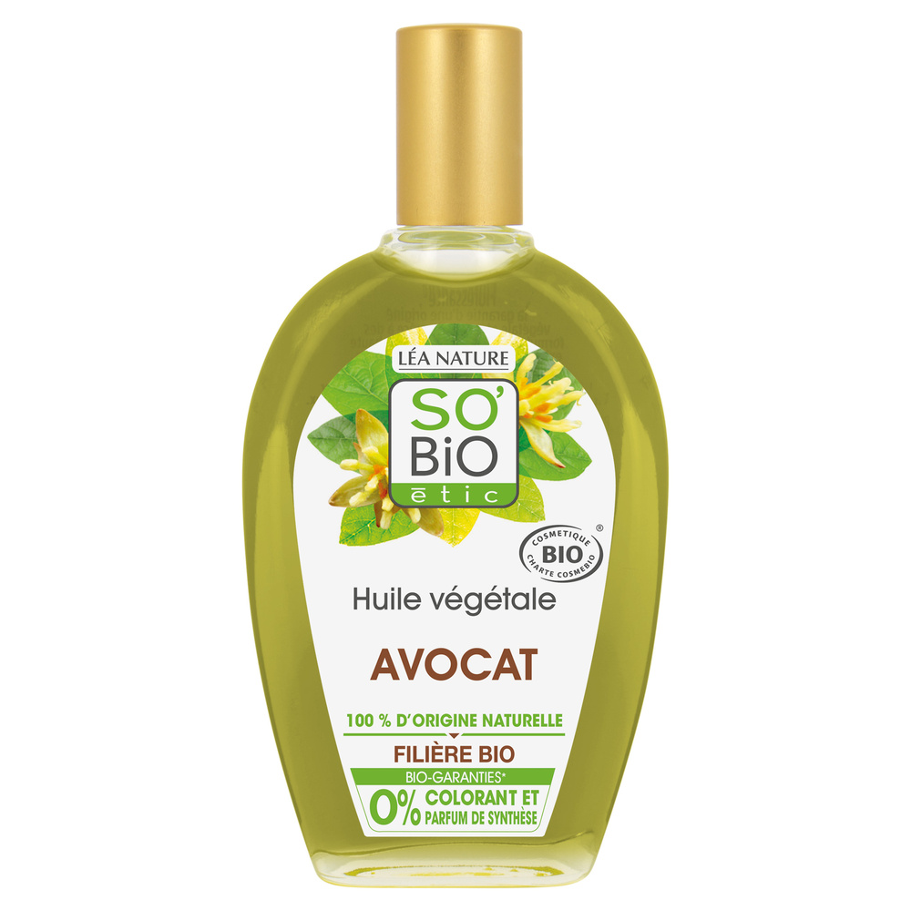 LÉA NATURE SO BiO étic Huile végétale d'Avocat, Protège et Fortifie Huile
