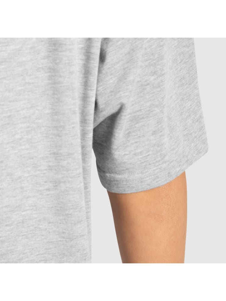 SMILODOX Unisex T-Shirt Macey in Grau Melange günstig kaufen