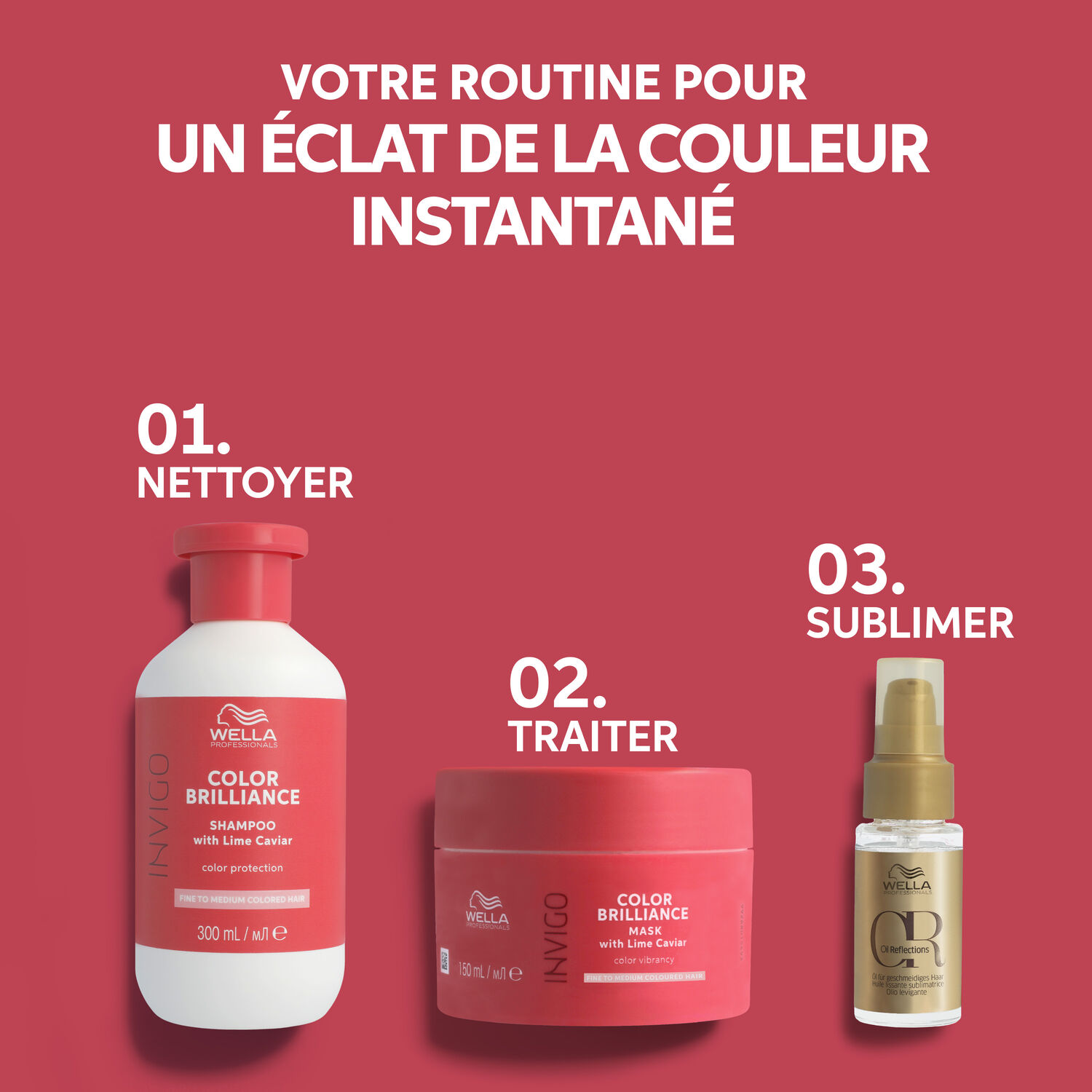 Wella Color Brilliance Coffret Protection de la couleur - 3 Produits