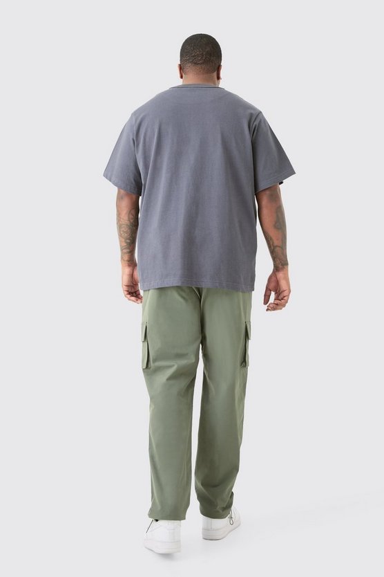 Plus elastische leichte Stretch Skinny Cargo-Hose