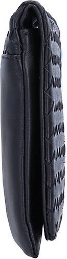 Abro Piuma Weaving Clutch Tasche Leder 28 cm