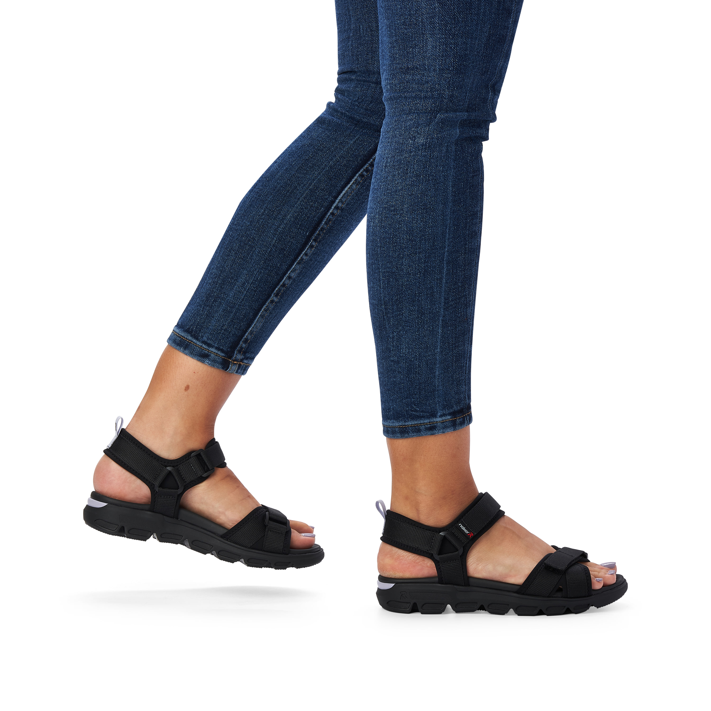 Rieker Damen Trekkingsandalen deep black