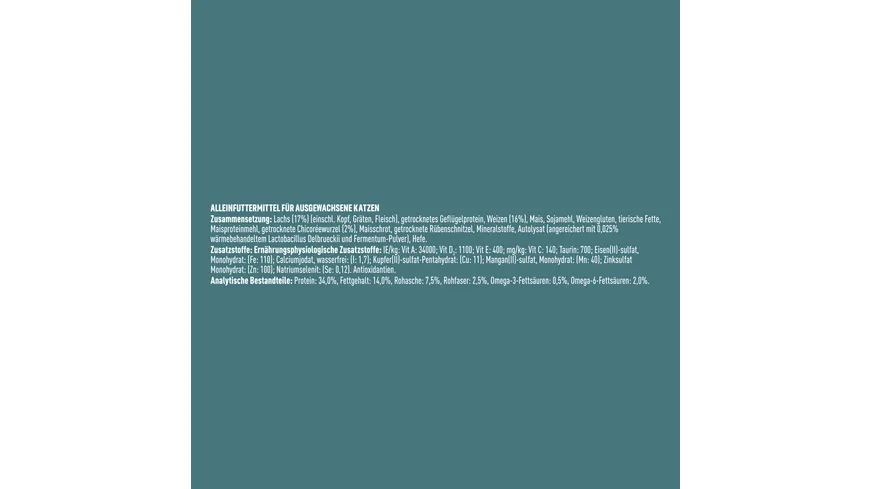PURINA ONE ADULT reich an Lachs und Vollkorn-Getreide 750 g