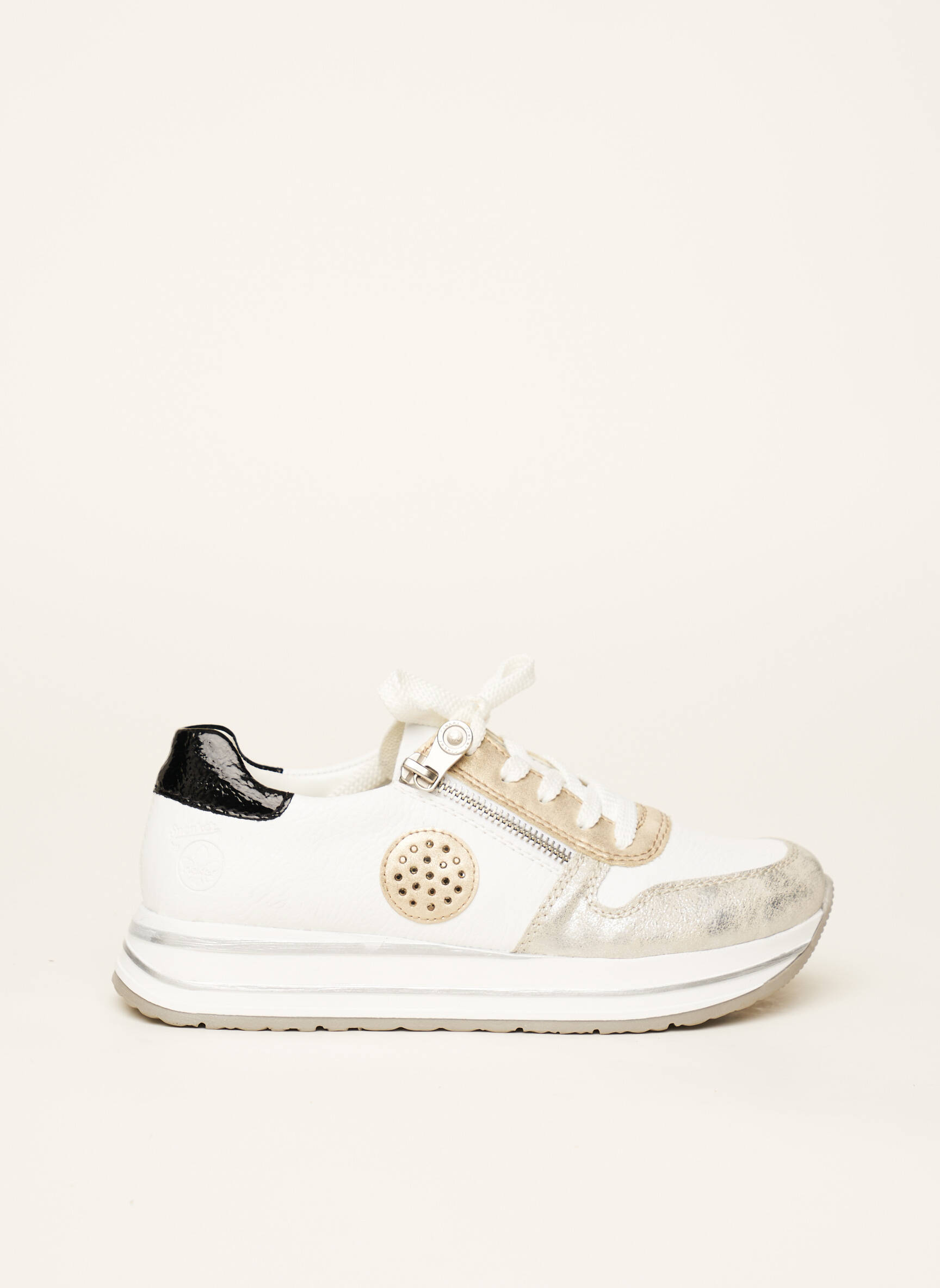 Rieker Baskets Femme couleur blanc