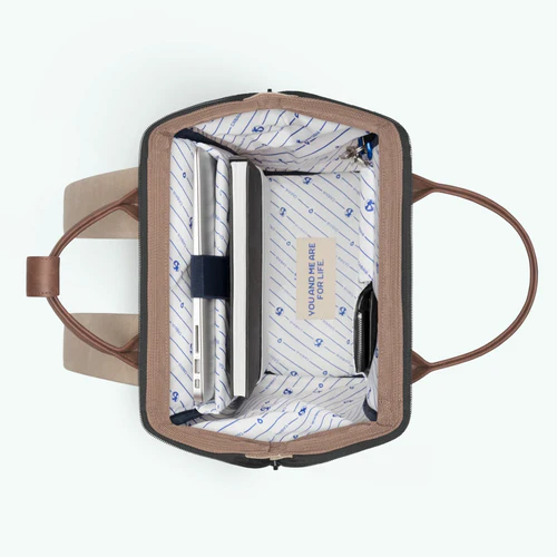 Adventurer Medium Backpack with Beige Flap